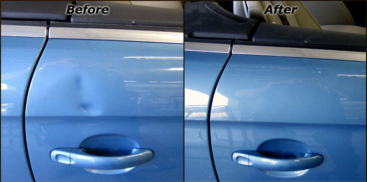 How to Paintless Dent Repair!  Body Work Right Side Repair! 